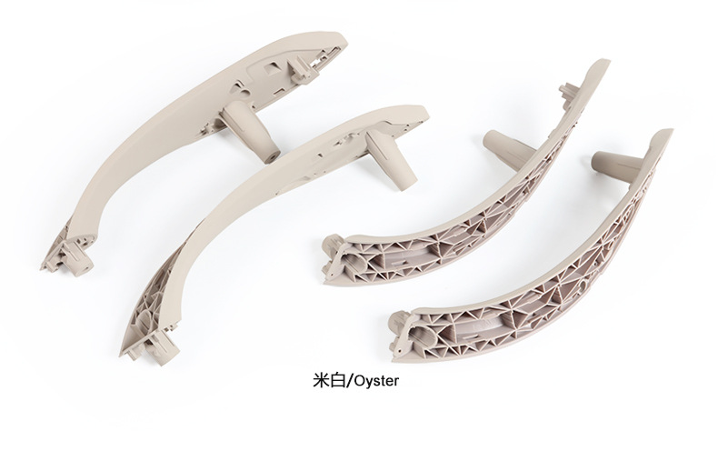 Suitable for Bmw 3 Series 4 Series Carbon Fiber Pattern Door Handle 320Ligt Interior Armrest F30 F35 Interior Door Handle