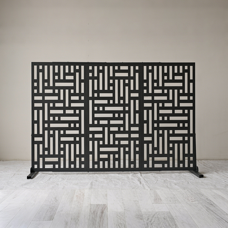 Outdoor Fence Laser-Engraved Metal Screen Privacy Screen Outdoor Garden Decorative Metal Panel Screen Outdoor Fence Laser-Engraved Metal Screen Privacy Screen Outdoor Garden Decorative Metal Panel Screen