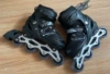 Black single flash shoes