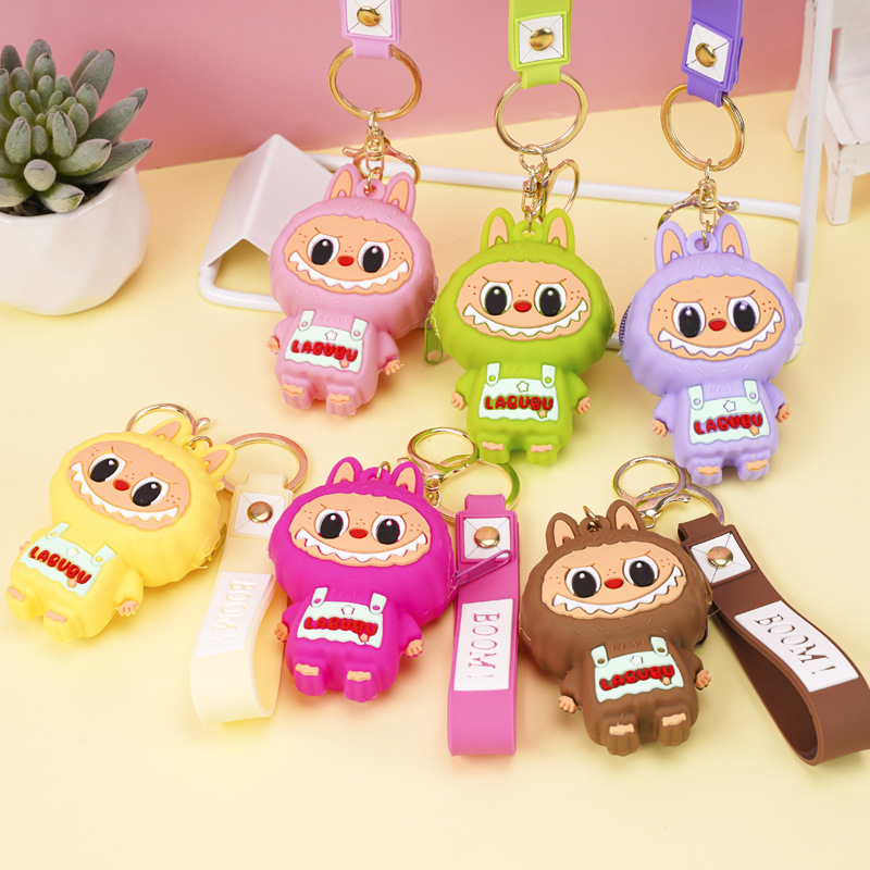 メーカーが生産するネズミ駆除パイオニアラブブキーホルダーペンダントシリコンバッグかわいい子供用小銭入れ|undefined