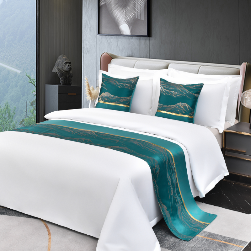 Плед для кровати отеля B&B класса люкс, флаг кровати, набор постельного белья с подсветкой, роскошная сеть (интернет-знаменитость)