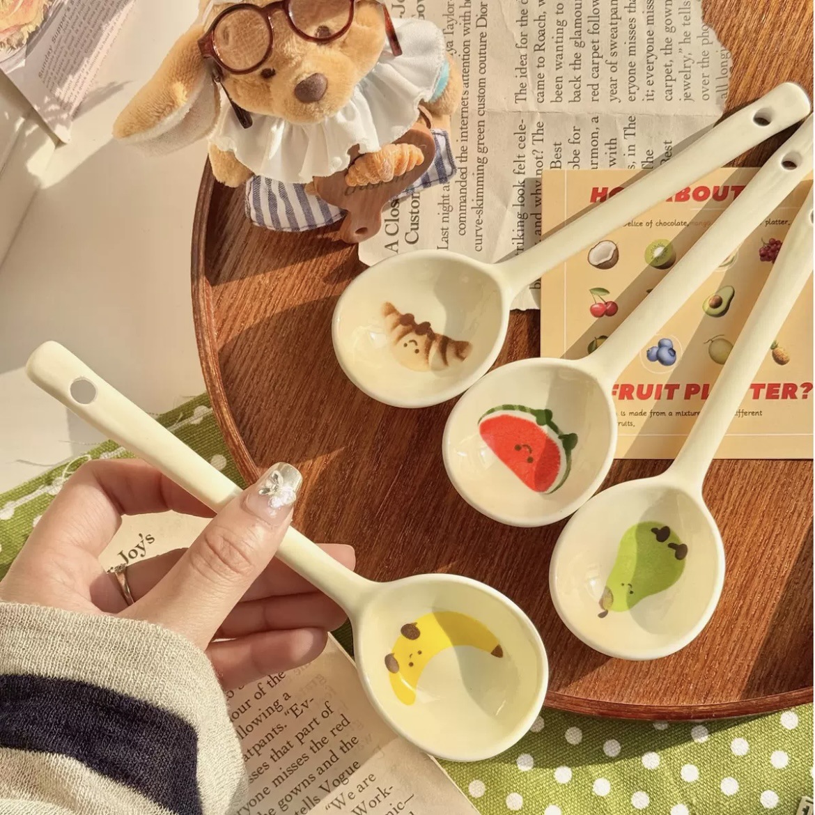 【4】Fruit croissant spoon
