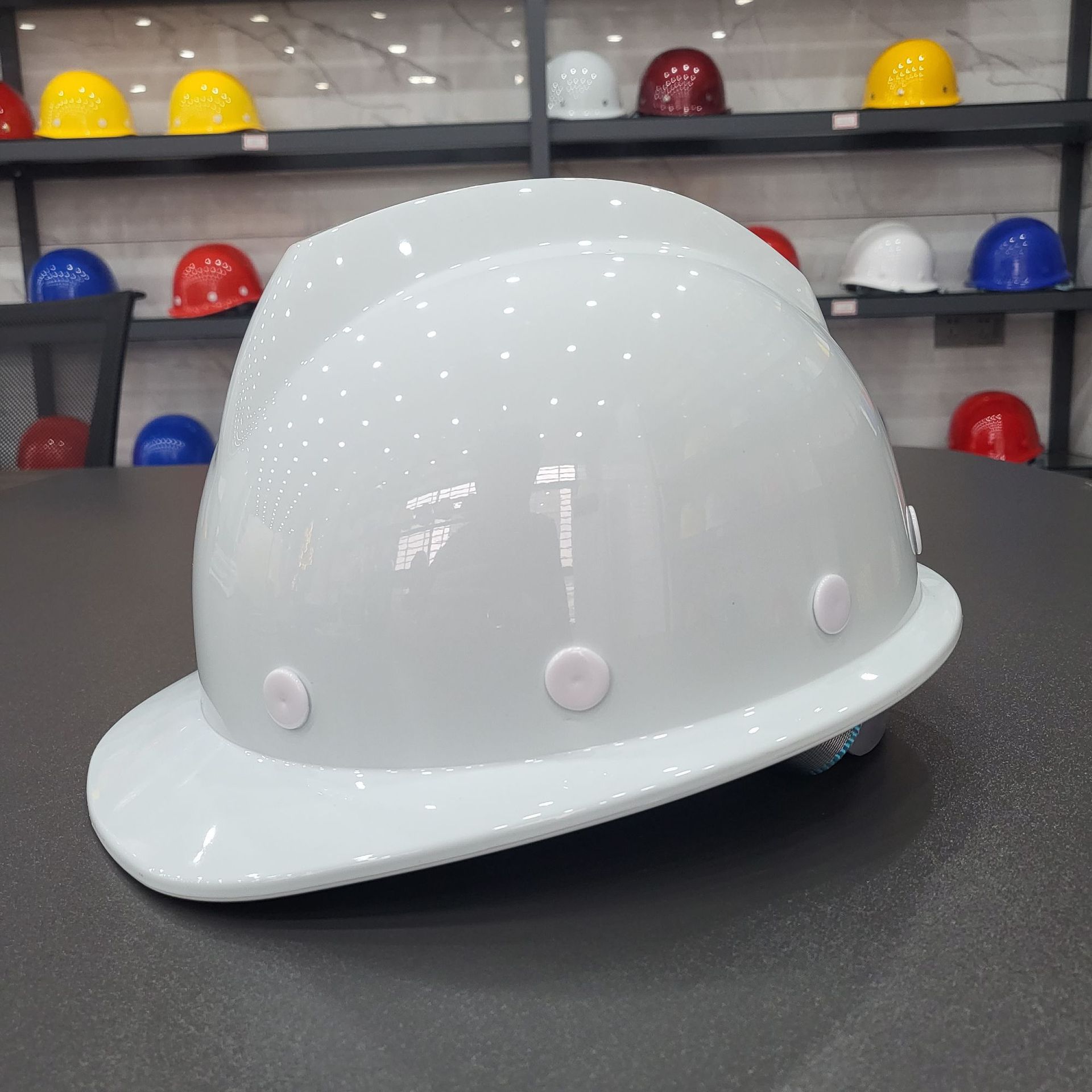 安全帽 玻璃钢V型工程建筑工地电力电绝缘abs夏头盔 厂家直销2019|ru