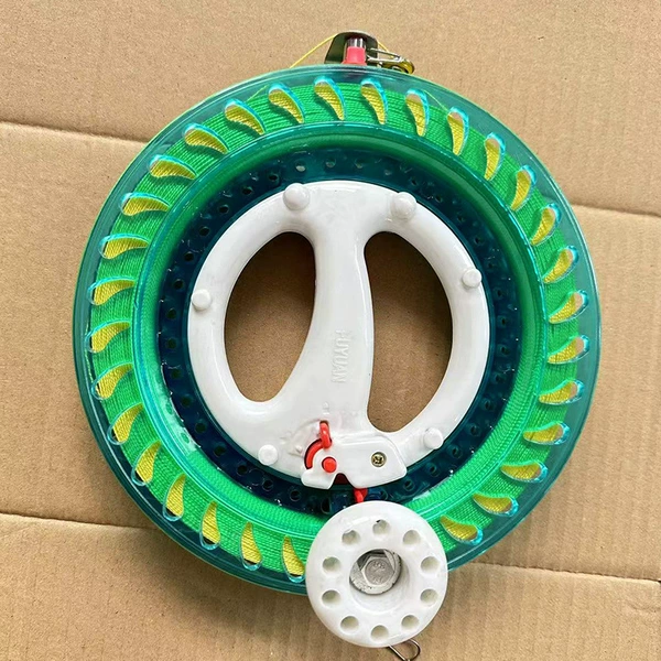 [Diameter 20CM] Large handle anti-reversal roulette + 450 meters of line