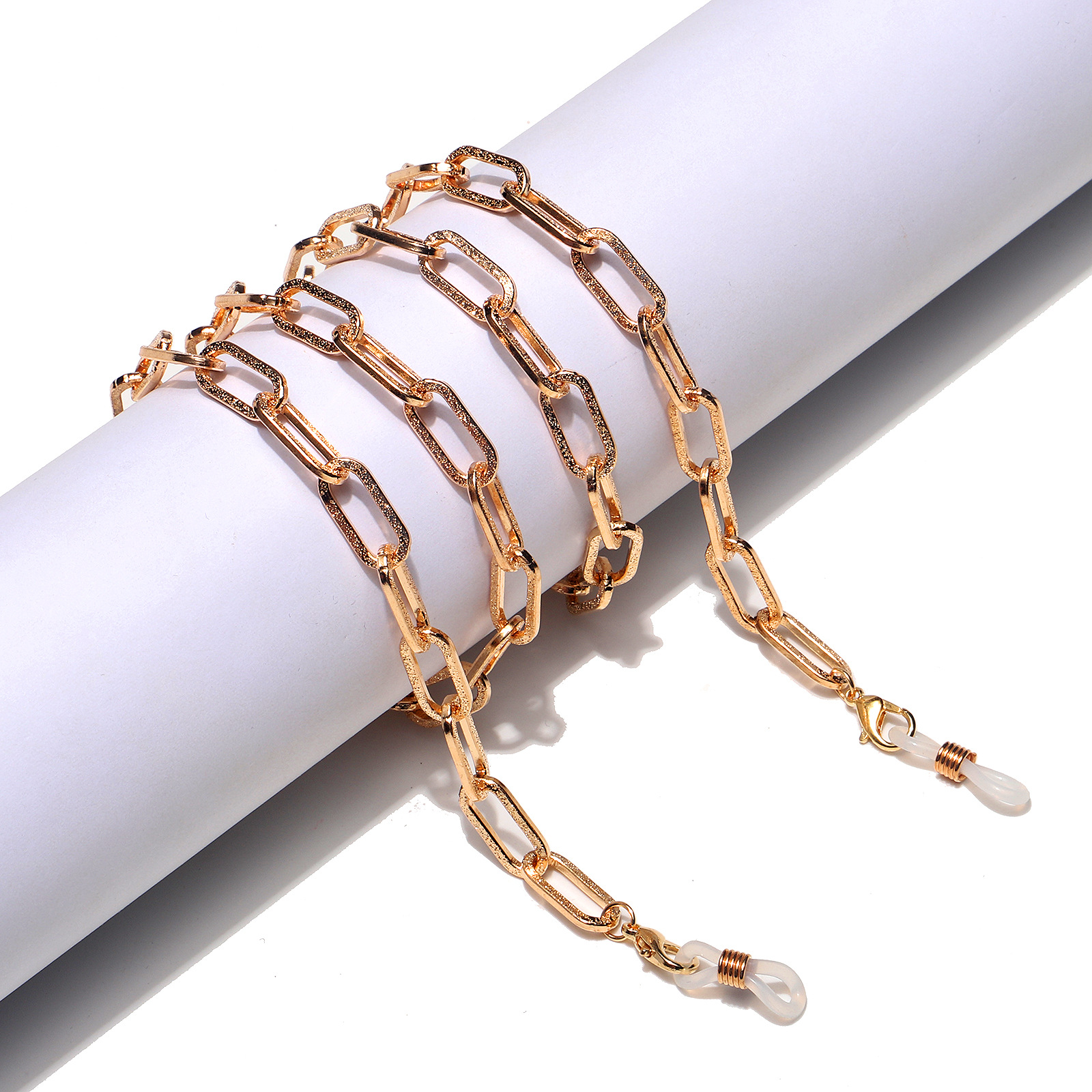 20g Weight Metal Material Fashion Simple Color Retention Golden Metal Glasses Chain 2