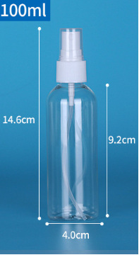 Botella de spray portátil de material PET 30ml botella de spray de subenvasado cosmético botella de viaje pequeña botella vacía al por mayor