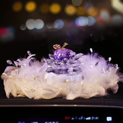 Car Lotus Perfumery Seat | Perfplant seat - choose-diamond-apple-purple-star-feather-pad-perfume