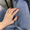 Adjustable brand retro ring hip-hop style, punk style, on index finger