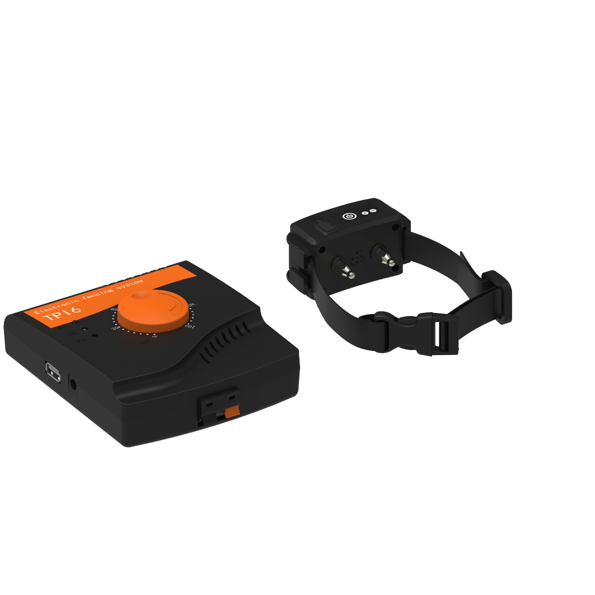 TP16 Dispositivo de entrenamiento de perros de valla electrónica, dispositivo de parada de ladrido y dispositivo de entrenamiento de mascotas