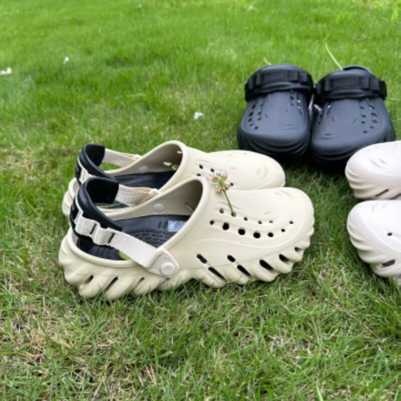 Foreign Trade Export 207937 Echo Clog Wave Shoes for Men and Women Couples Casual Beach Shoes Sandals and Slippers Crocs