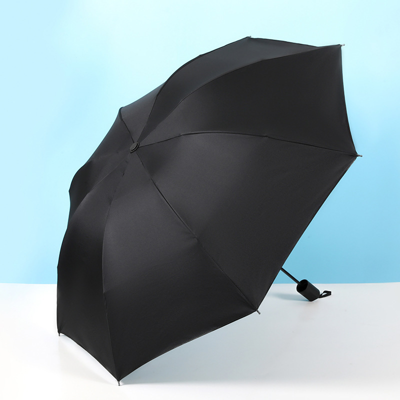 自动UV伞手动伞黑胶太阳伞晴雨伞防晒遮阳伞三折雨伞|undefined