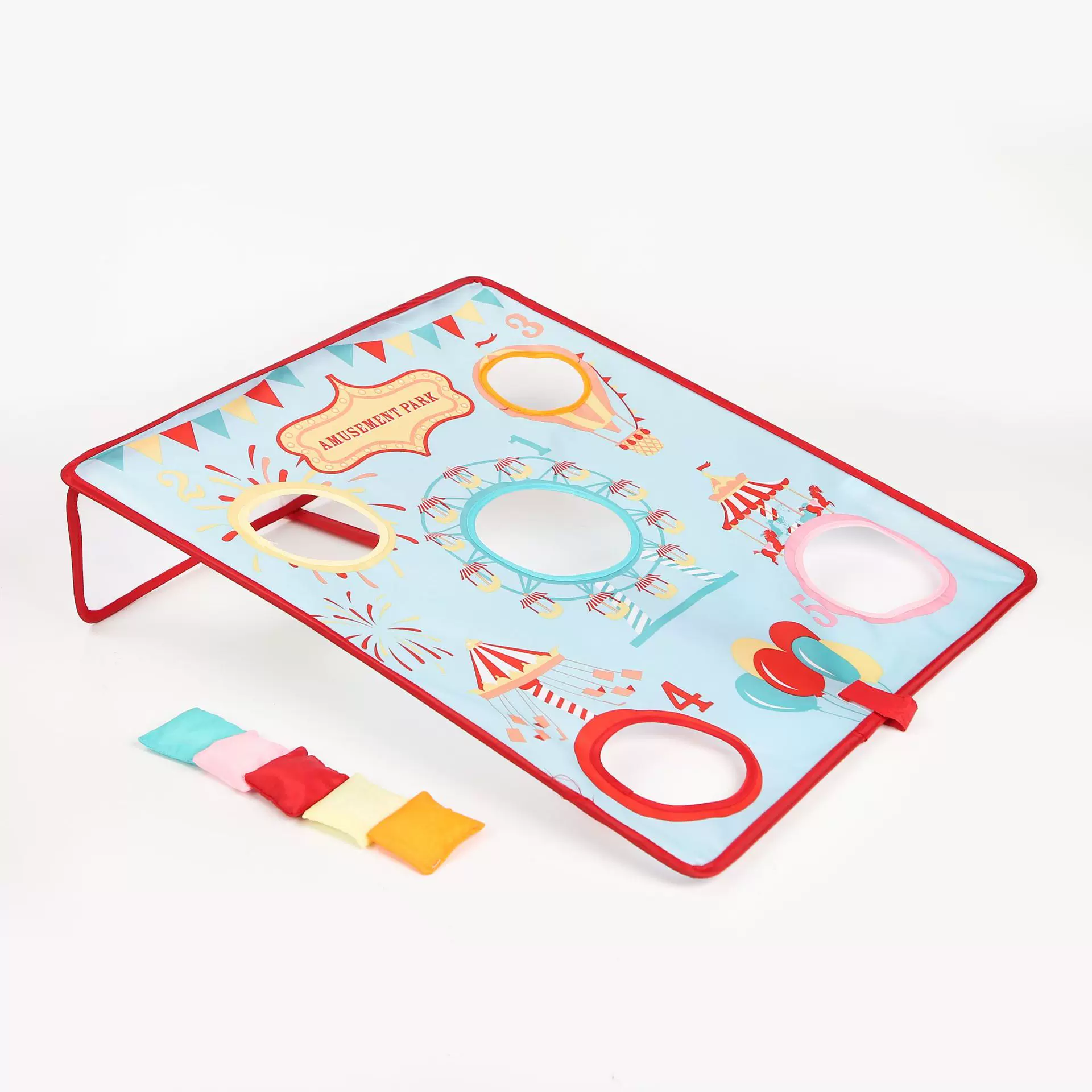 幼儿园感统训练器材沙包投掷靶盘户外儿童投球飞盘互动沙包游戏