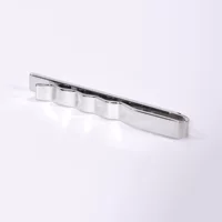 Гуанчжоу производитель латунь diy ювелирные аксессуары высокого класса зеркальная полировка 50X6mm мужская бизнес-рубашка зажим для галстука