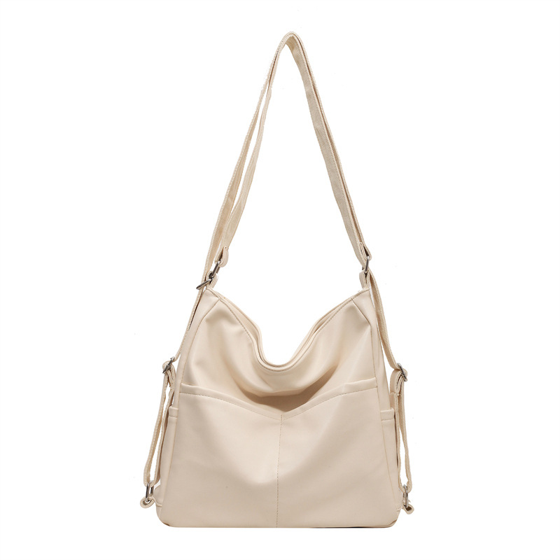 Cross-border PU Leather Backpack & Crossbody Bag for Women, 2-in-1 Tote Bag 2025 New Arrival School Shoulder Bag - Thumbnail 7