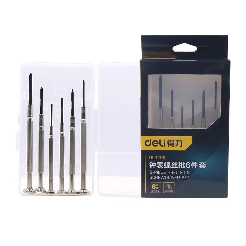 Watch, screwdriver, glasses, set