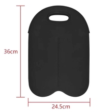 现货跨境潜水料2支装红酒袋香槟保护套双只酒瓶袋美观保温防摔