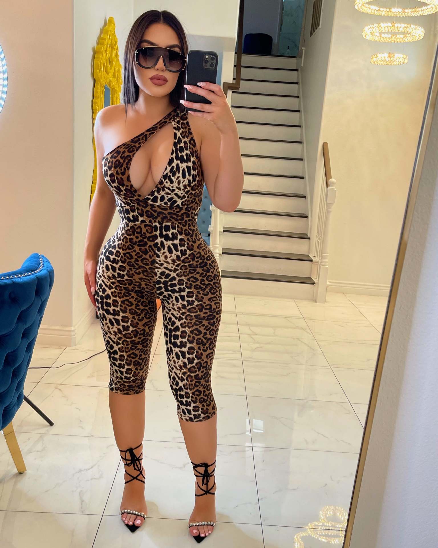 Leopard Print Jumpsuit 2