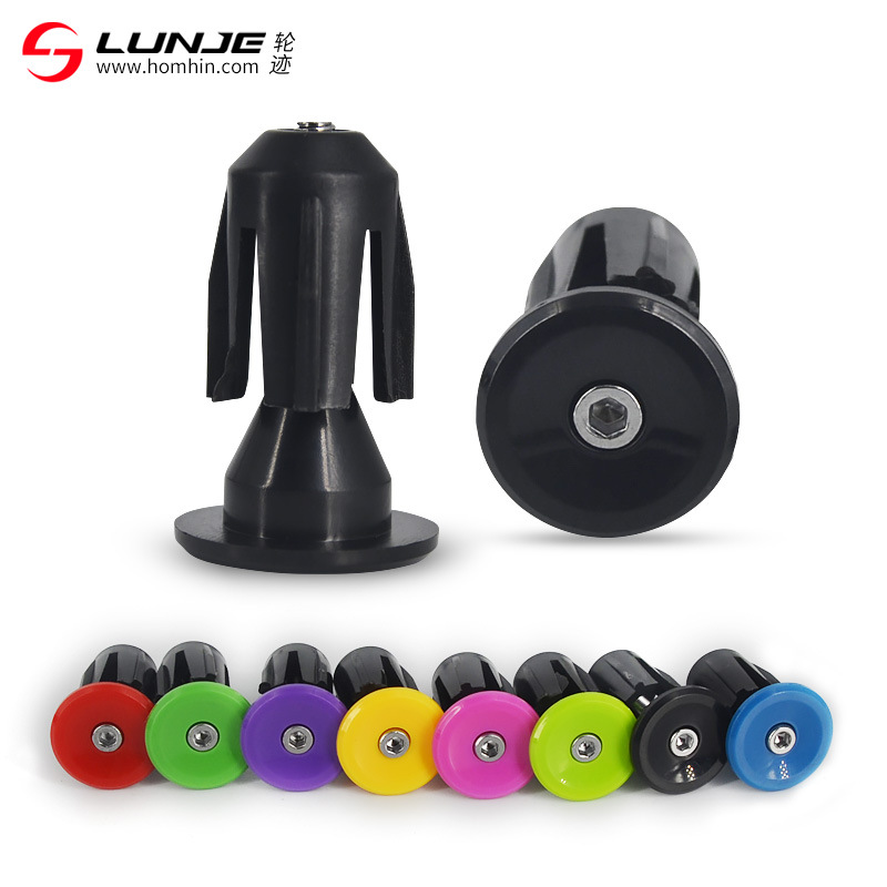 Lunje Mountain Bike Expansion Locking Handlebar Plug Road Bike Bicycle Handlebar Plug End Cover Bicycle Cycling Accessories