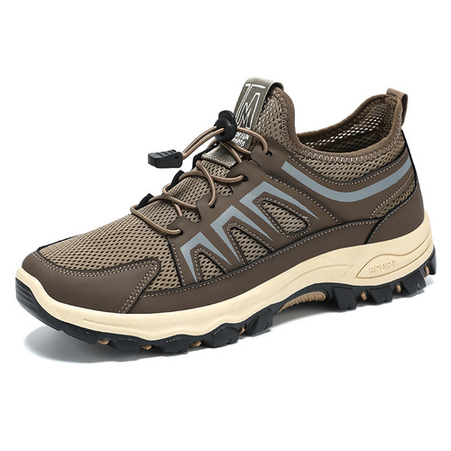 Men's Sports Shoes Breathable Mesh Shoes, Non-Suffocating, Cross-Border Fashion, Versatile Single Shoes, Soft Sole, Comfortable Running Shoes, Dropshipping