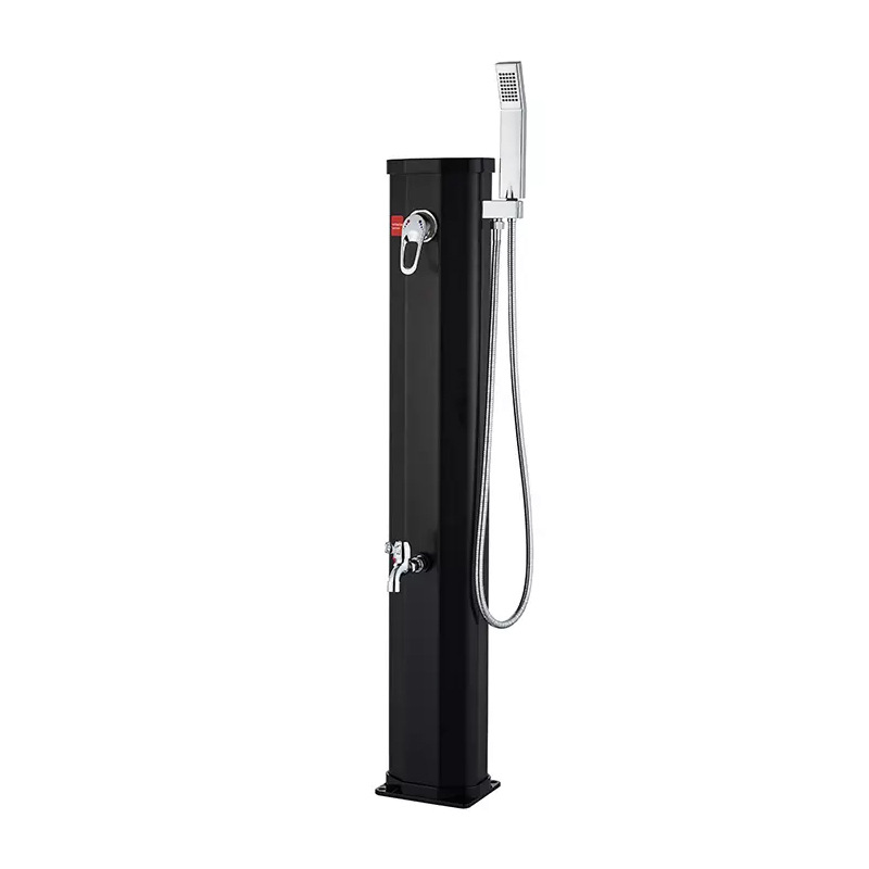 20 l dispositivo de baño al aire libre jardín de infantes temperatura constante al aire libre columna de ducha solar plata negro dos colores ducha de lavado de mascotas