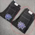Ad305 gray label black printed purple