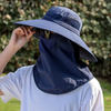 Summer sun hat, street breathable climbing sun protection cream solar-powered, UF-protection