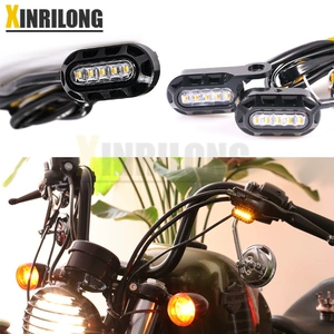 Motorcycle Modified Direction Light Harley 883 1200 Fat Boy Led Turn Light Turning Light Cross-Border Exclusive for Export