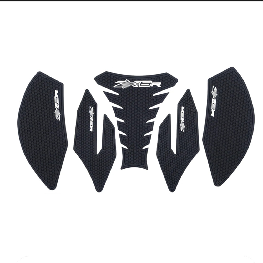 For Kawasaki Ninja ZX6R ZX 6R ZX-6R 19-23 3D Motorcycle Fuel Tank Anti-Slip Side Sticker