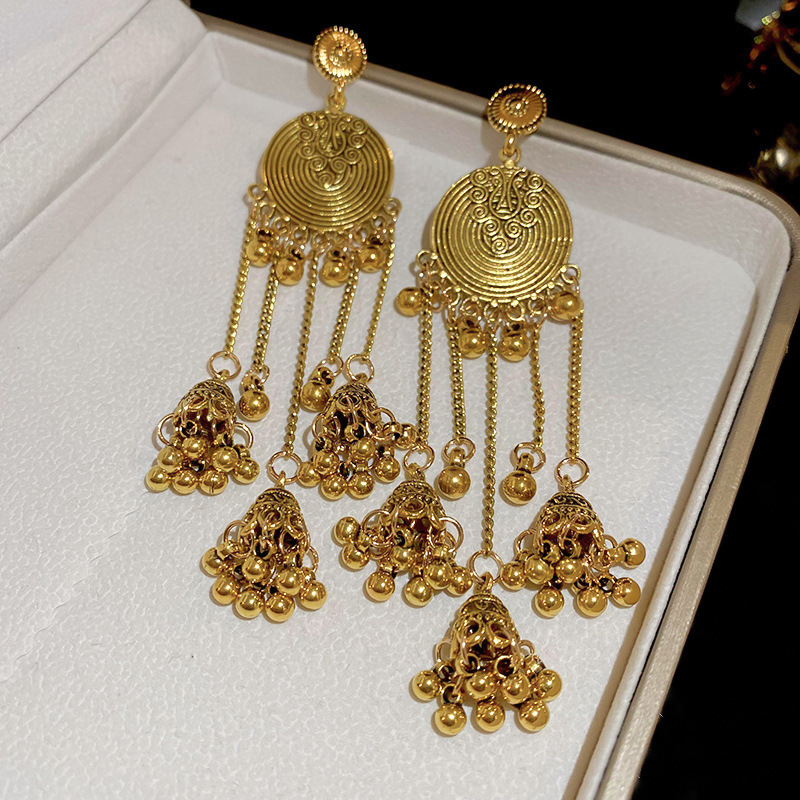 Geometric Pattern All Seasons Season 1 Pair Retro Ethnic Style Geometric Alloy Drop Earrings