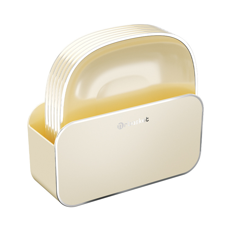 Crema de viento plato de hueso Placa de hueso de plástico para el hogar plato de fruta de grado alimenticio plato de escritorio plato pequeño plato de basura