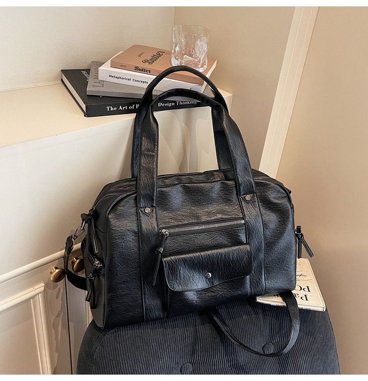 Bolso de mano de gran capacidad para mujeres 2026 verano nuevo retro simple bolso de viaje viaje mochila ocio bolso especial image 7