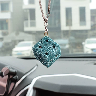 ladies wholesale car supplies, Car hanging - hulan-color-dice-car-pendant