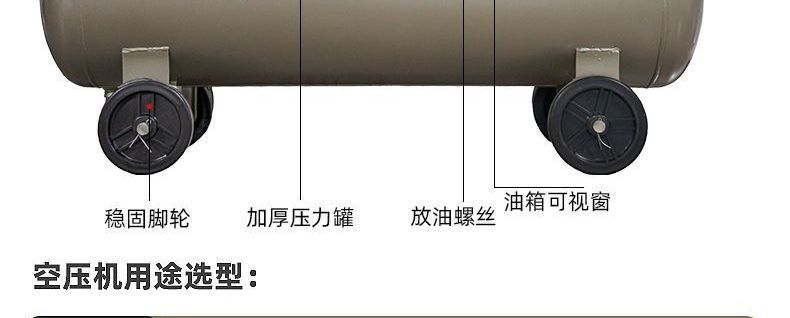 Real stone paint industrial air compressor, high-pressure air compressor for painting, 220V large and small air pumps, 380V for auto repair