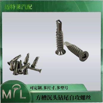 Квадратная головка винта крепеж из нержавеющей стали 316 Поддержка обработки