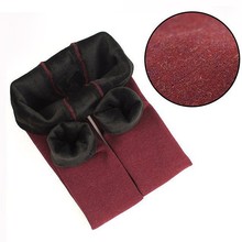 厂家批发女士冬季加绒加厚七彩棉打底裤跨境热销不掉档保暖连裤袜