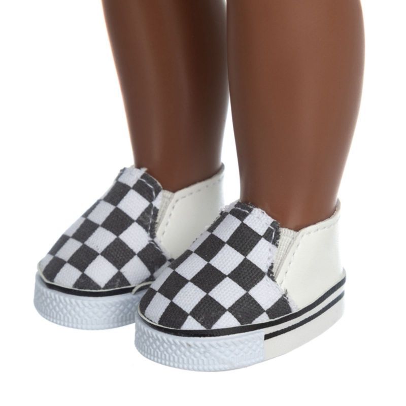 Cross-border best-selling doll shoe accessories: 14-inch American girl doll canvas doll shoes, 3-point shoes, 6-point doll shoes pic 10