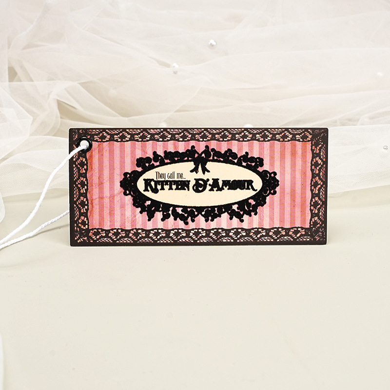 吊牌设计定 做高档服装标签挂牌男装女装童装内衣内裤 吊卡订 做