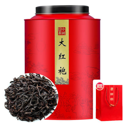 烏龍茶批發壹罐壹斤大紅袍茶葉武夷岩茶大紅袍茶葉散裝禮盒裝罐裝