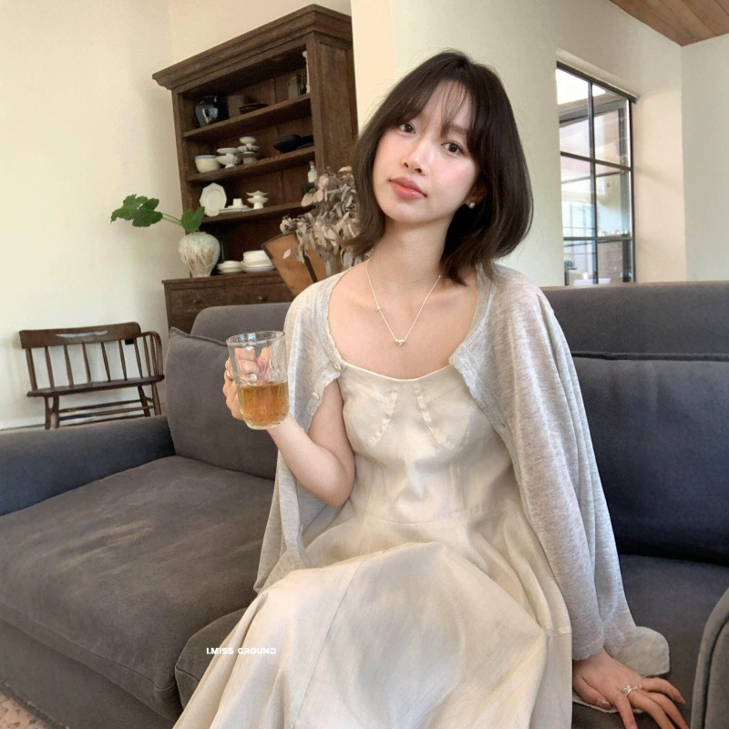 Imiss Summer Korean-Style Gentle Casual Versatile Slim-Fit Lace Collar Sun-Protective Knit Cardigan R01385 Imiss Summer Korean-Style Gentle Casual Versatile Slim-Fit Lace Collar Sun-Protective Knit Cardigan R01385