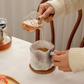 异形陶瓷杯高颜值创意咖啡杯复古马克杯个性家用不规则高级水杯