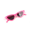 Children's fashionable glasses, sunglasses, triangle, light lens, suitable for import, cat's eye, European style