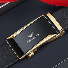 英皇保羅皮帶男士腰帶男士真皮褲帶頭層牛皮自動扣純牛皮腰帶批發