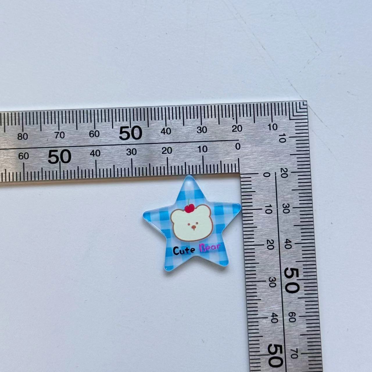 작은 별 [블루 체크무늬 곰]