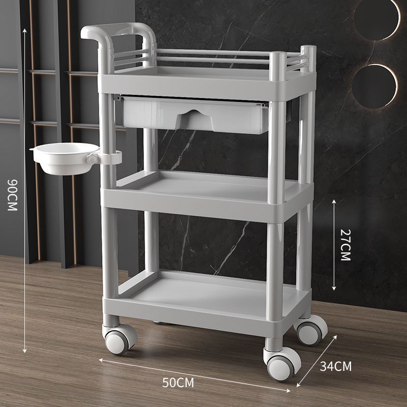 美容室専用トロリー、まつげ美容機器、手押しツールトロリー、歯科理学療法多層収納ラックトロリー|undefined
