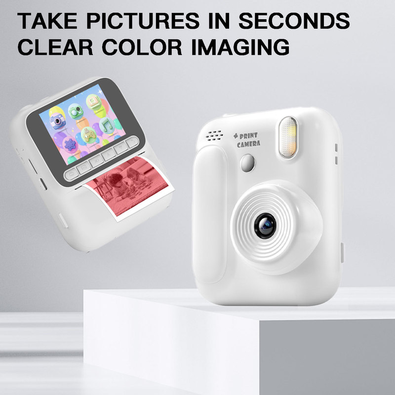 Cross-Border Creative Children's Instant Camera, High-Definition Instant Printing, Smart and Fun Children's Toy Camera Wholesale