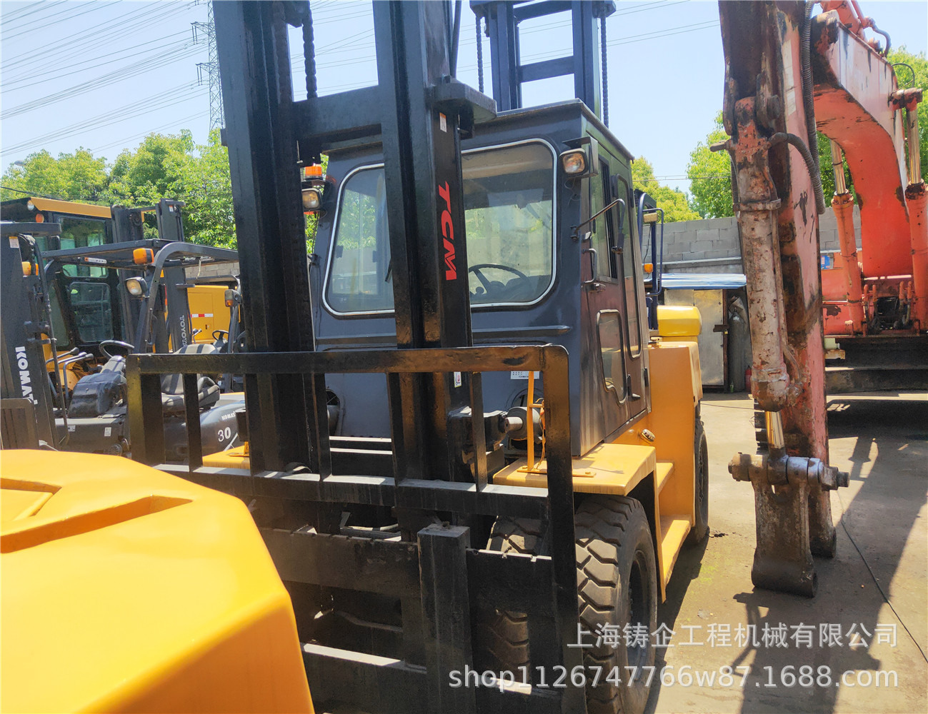 九成新TCMFD70Z7叉车 7吨叉车