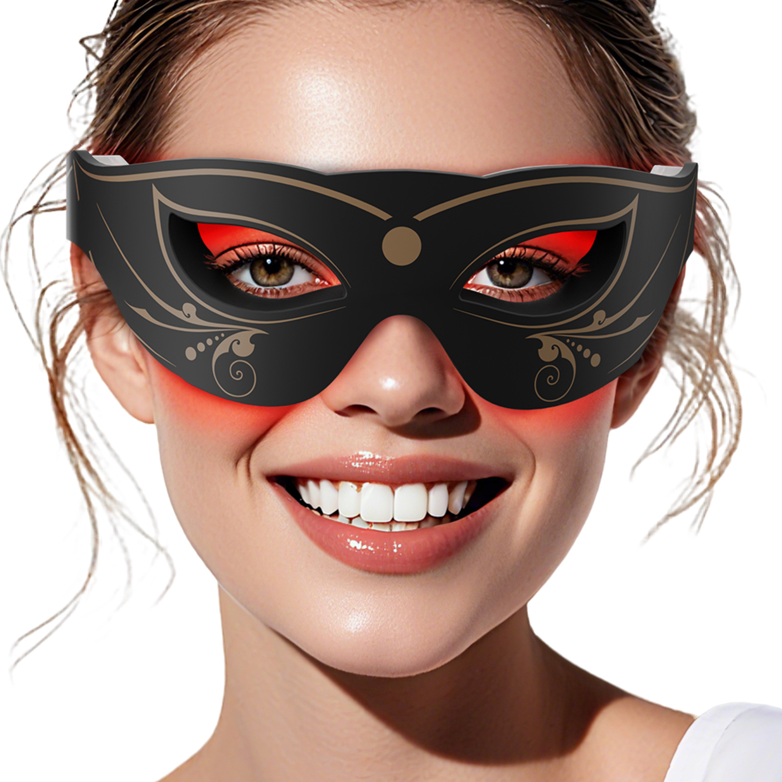 新款硅胶面膜仪家用LED光子嫩肤面罩红外彩光美容仪光子美容面罩