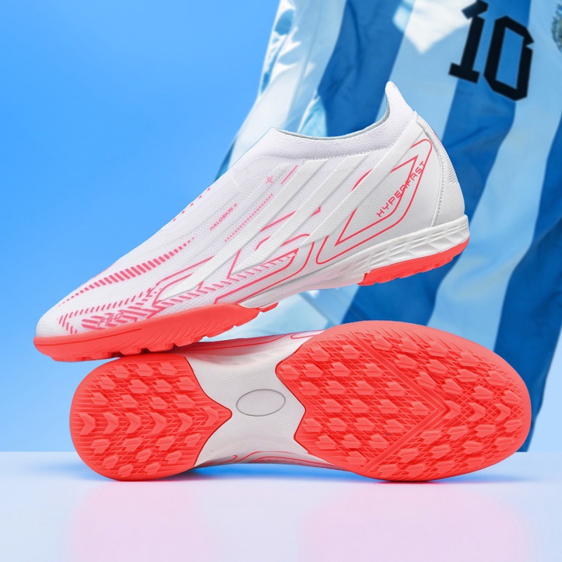 Tenis de Fútbol FG sin Agujetas F50 de TPU Ligero para Césped