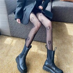 Fishnet stockings, hollow butterfly, flower, heart, diamond-shaped, diamond-shaped nightclub, black mesh bottoming pantyhose and fishnet stockings