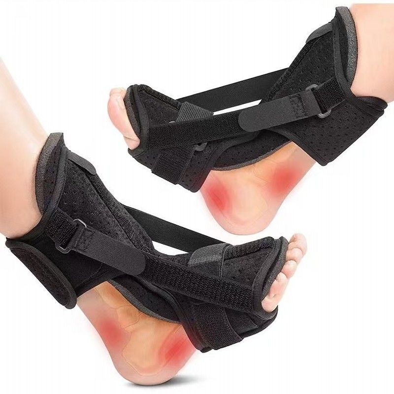 Plantar fascia and Achilles tendon stretching overnight splint for foot pain, heel pain, foot drop orthosis, foot inversion/pronation orthotics